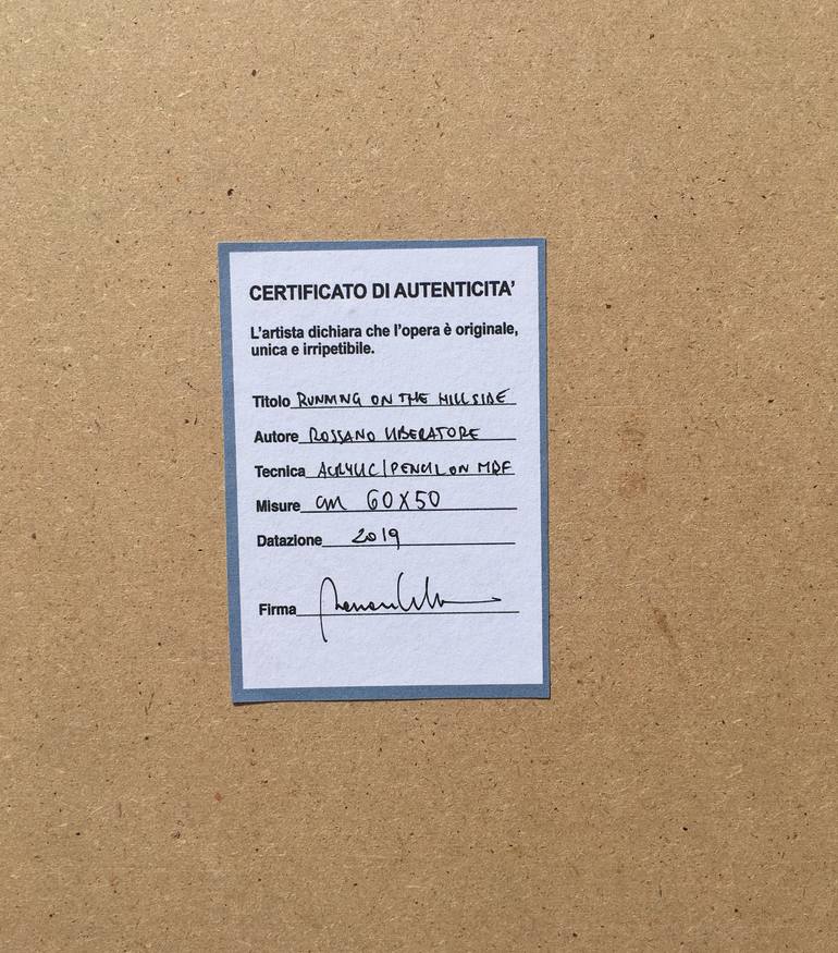 Original Expressionism Abstract Painting by Rossano Liberatore