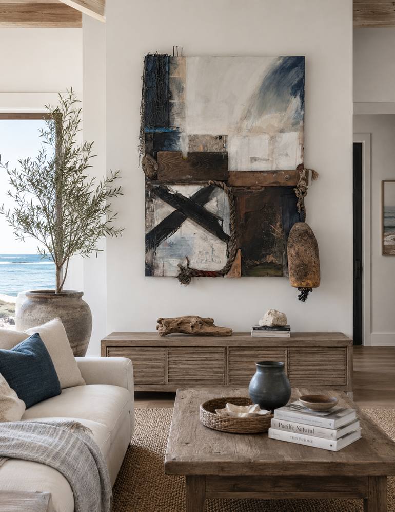 Original Contemporary Abstract Mixed Media by David Buetsche