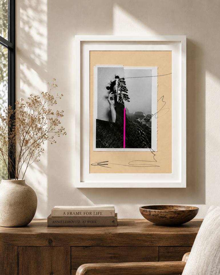 Original Abstract Seascape Collage by David Buetsche