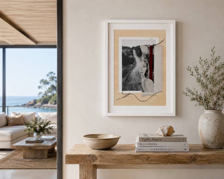 Original Abstract Landscape Collage by David Buetsche