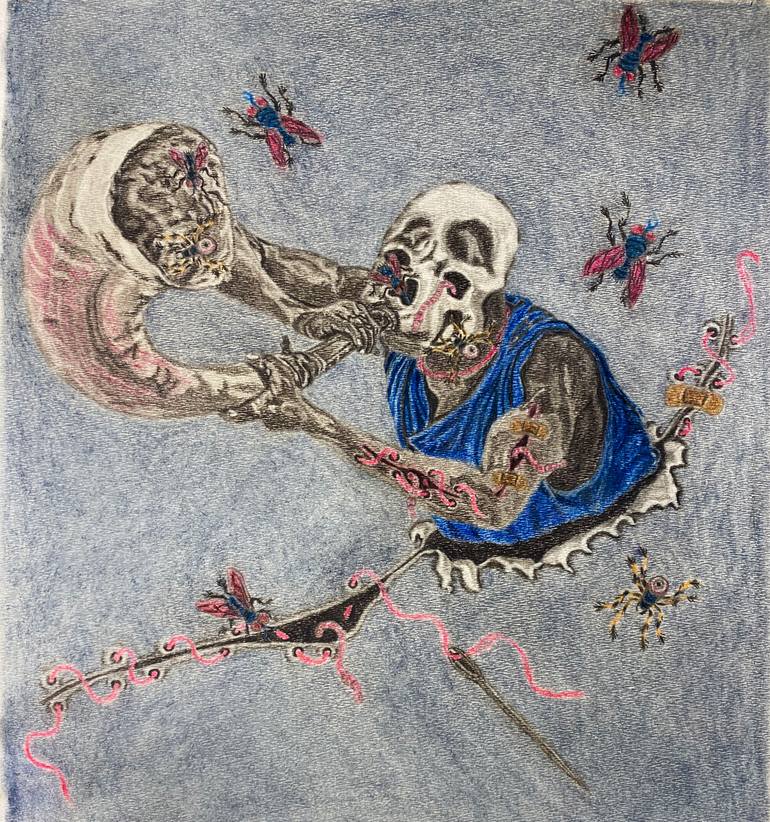 HELLRAISER 'Pinhead' Drawing by Andrew Watts | Saatchi Art