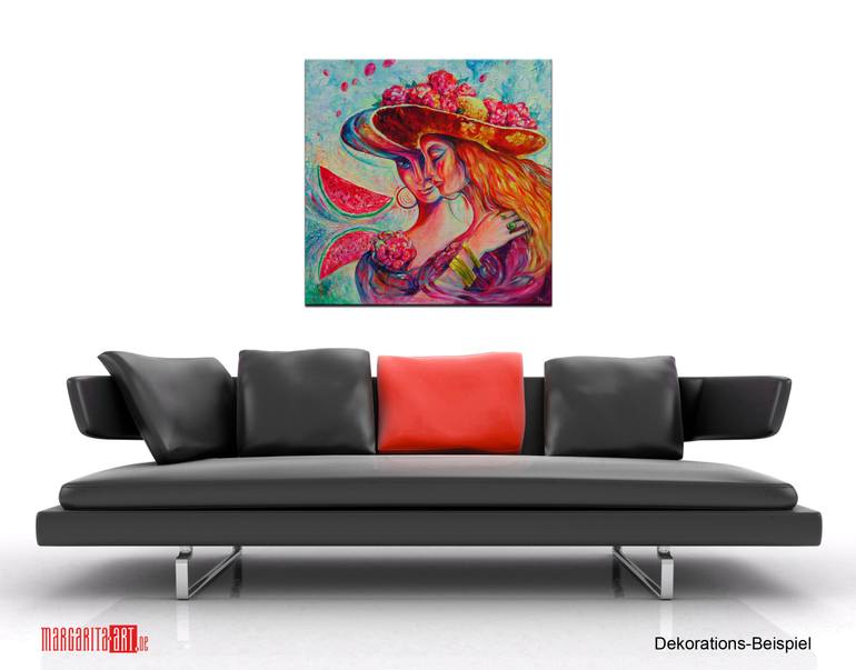 Original Expressionism Women Painting by Margarita Kriebitzsch