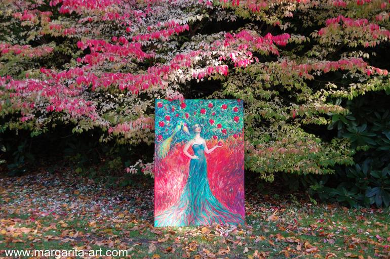 Original Expressionism Fantasy Painting by Margarita Kriebitzsch