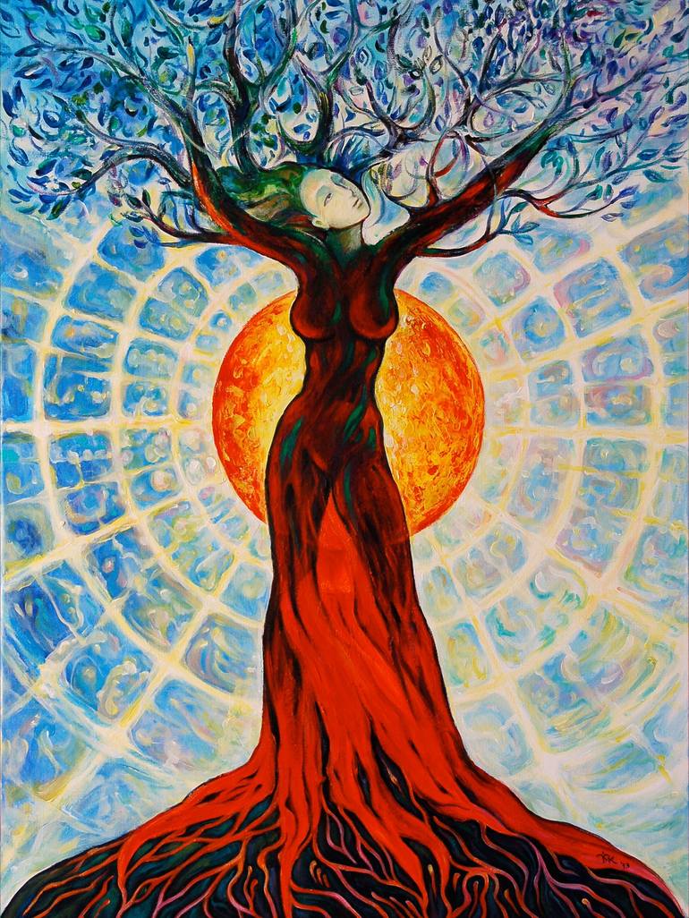 The Tree Of Life Joy Painting By Margarita Kriebitzsch Saatchi Art