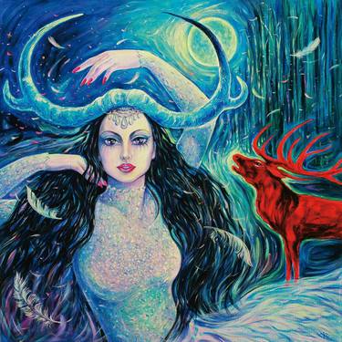 Print of Fantasy Paintings by Margarita Kriebitzsch