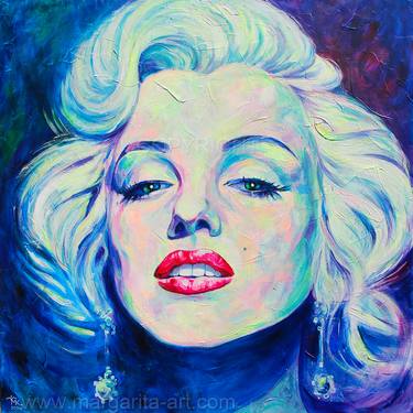 Original Painting Portrait of Marilyn thumb