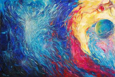 Original Abstract Religion Paintings by Margarita Kriebitzsch