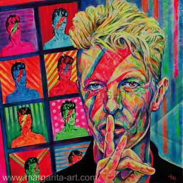 Original Painting - David's bright life - Portrait Pop Art thumb
