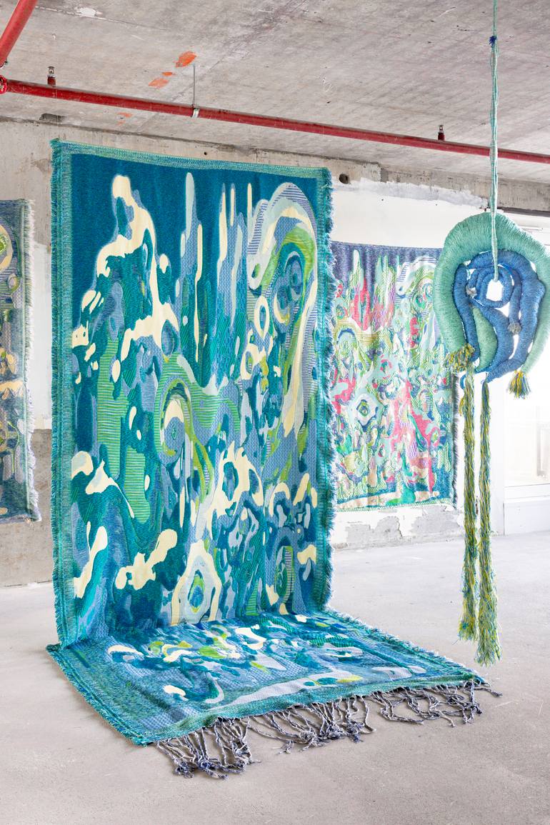 Original Abstract Expressionism Abstract Installation by Sandra Keja Planken