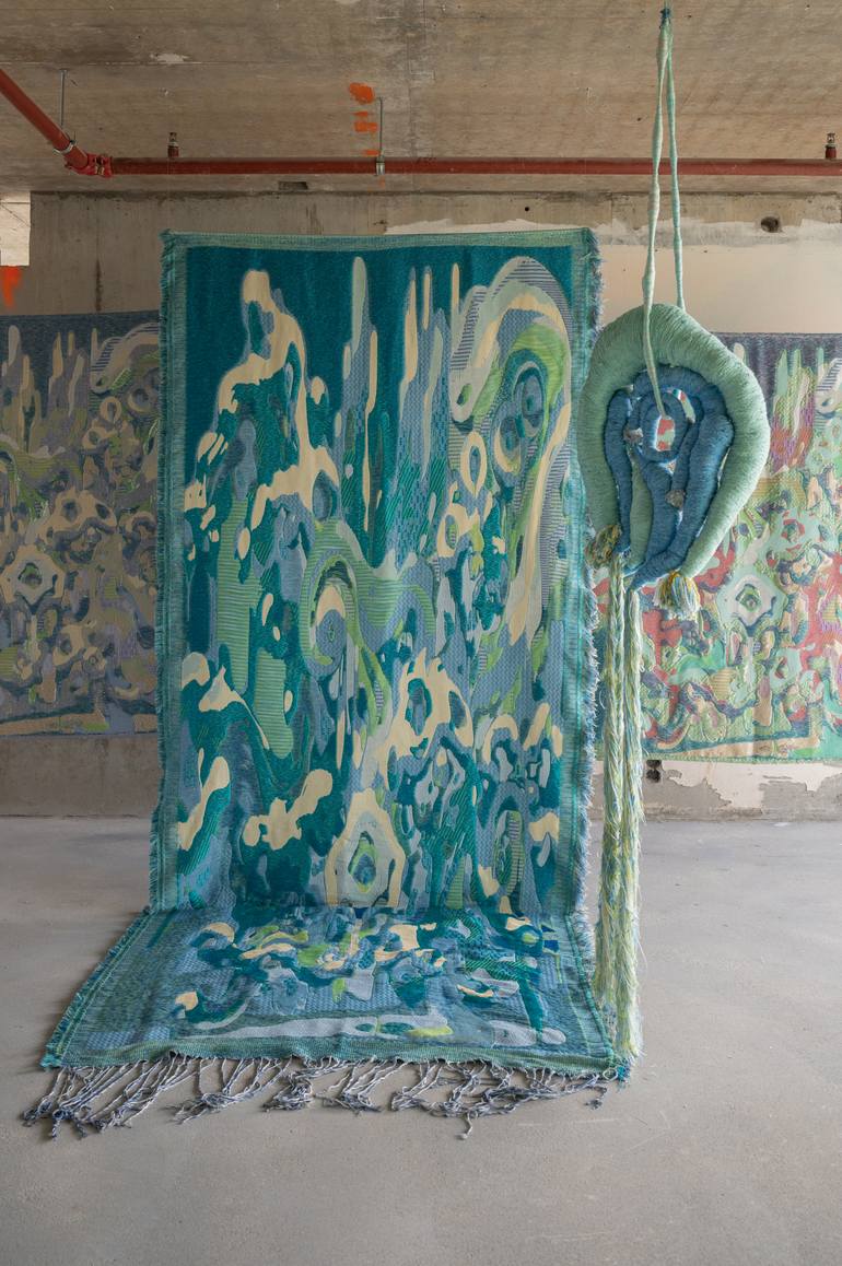 Original Abstract Expressionism Abstract Installation by Sandra Keja Planken