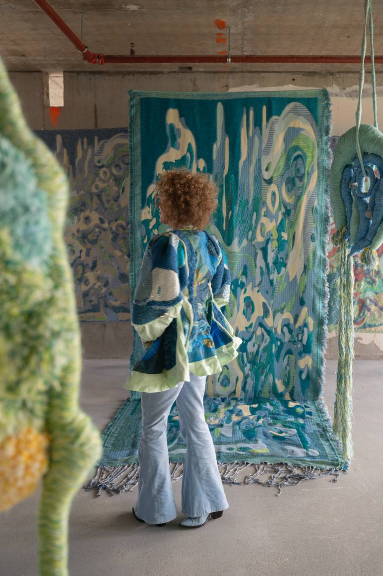 Original Abstract Expressionism Abstract Installation by Sandra Keja Planken