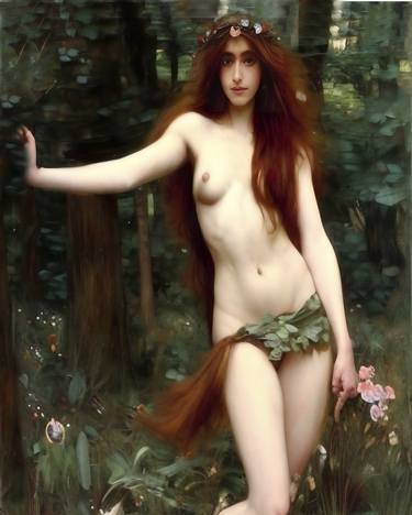 Original Figurative Nude Paintings by Alyson J Barton