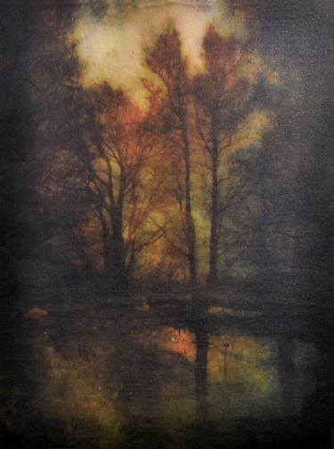 Print of Impressionism Landscape Printmaking by Alyson J Barton