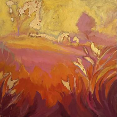 Original Abstract Expressionism Landscape Paintings by Jessica Dunn