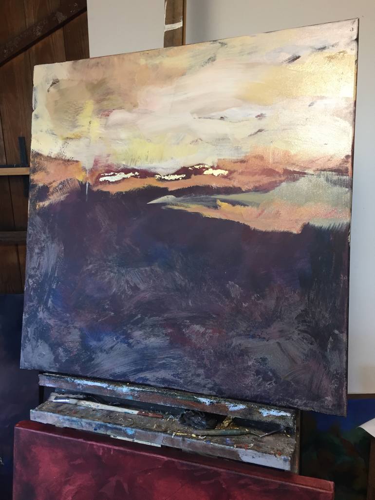 Original Abstract Landscape Painting by Jessica Dunn