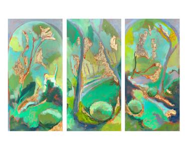 Original Garden Paintings by Jessica Dunn