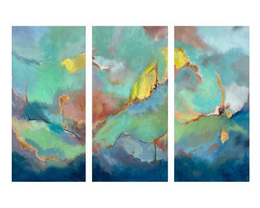 Print of Abstract Landscape Paintings by Jessica Dunn