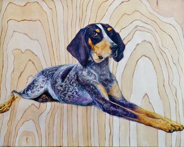 Original Realism Dogs Paintings by Emily Flint