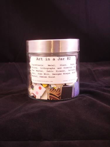 “Art in a Jar #2”, Sculpture, 1000 ml of Pure Art, Made with the following ingredients: thumb