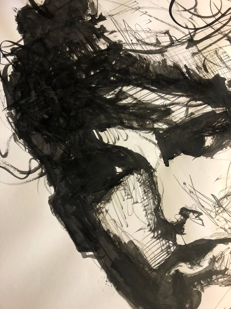 Original Figurative People Drawing by Lee Woodman