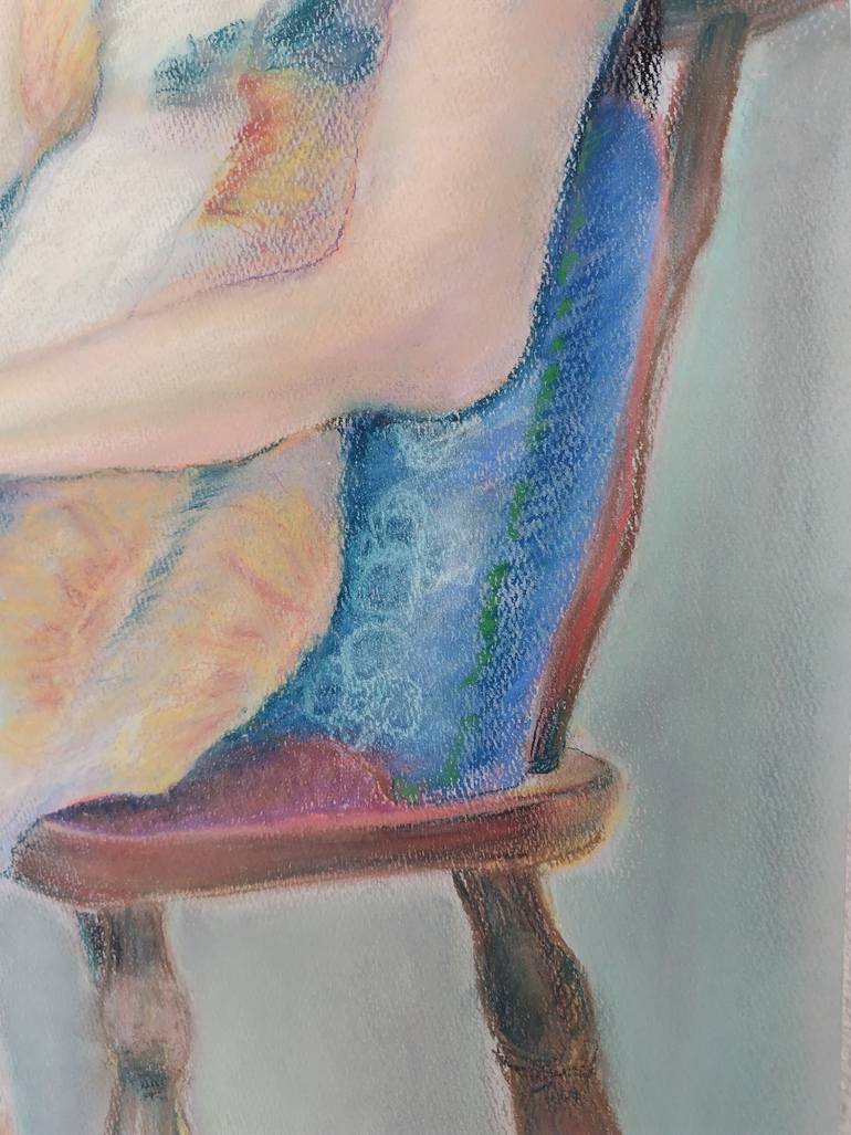 Original Portraiture People Drawing by Kaeko Nakagawa