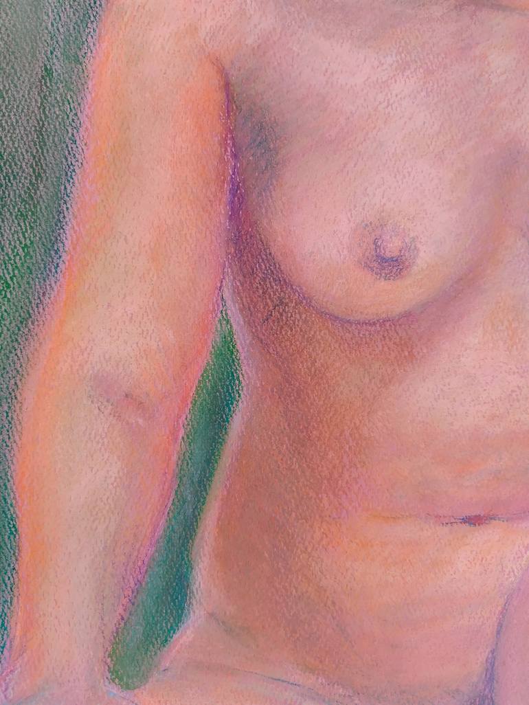 Original Figurative Nude Drawing by Kaeko Nakagawa