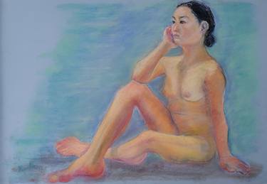 Original Figurative Nude Drawings by Kaeko Nakagawa