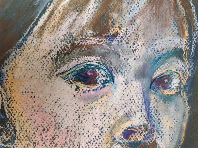 Original Portraiture People Drawing by Kaeko Nakagawa