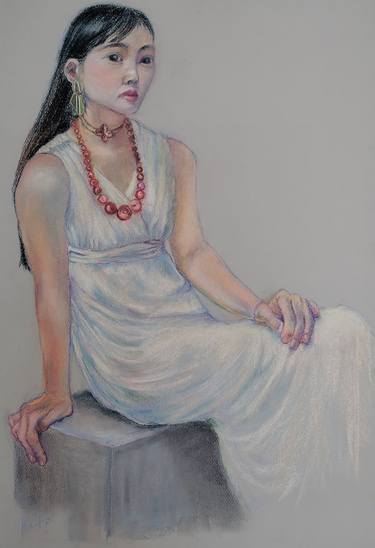 Original Figurative Women Drawing by Kaeko Nakagawa
