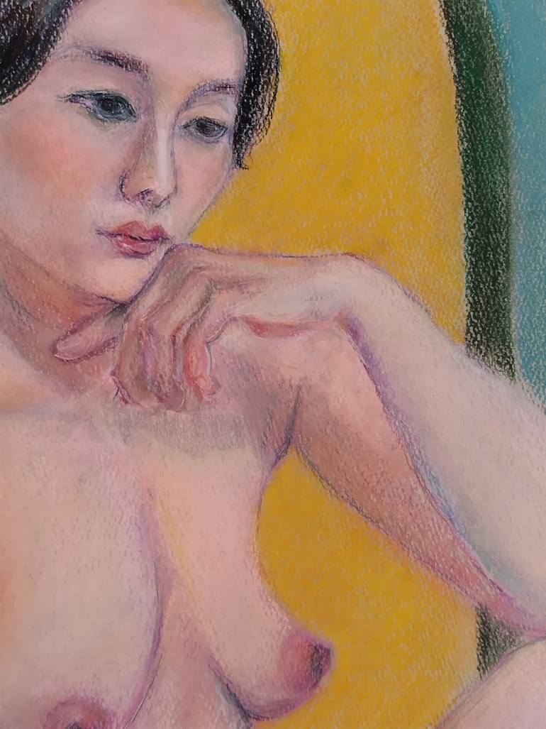 Original Figurative Nude Drawing by Kaeko Nakagawa