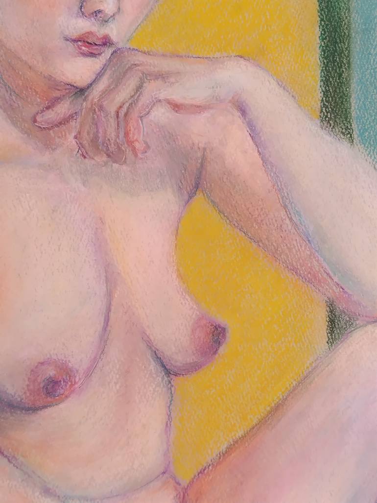 Original Figurative Nude Drawing by Kaeko Nakagawa