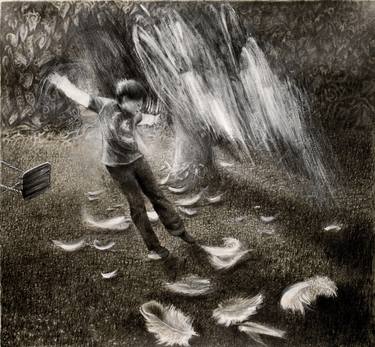 Print of Surrealism Children Drawings by Joanna Śmielowska-Jaremin