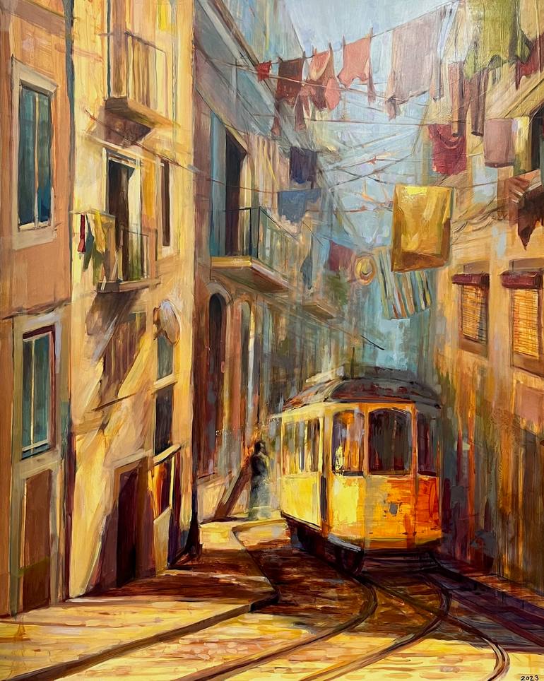 Original Other Cities Painting by Sarah Kaiser-Amaral 