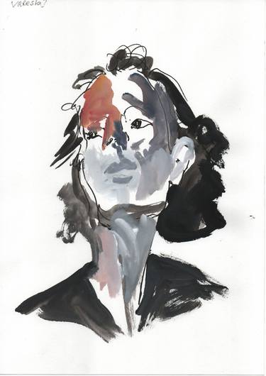 Original Contemporary People Painting by Mary Adam