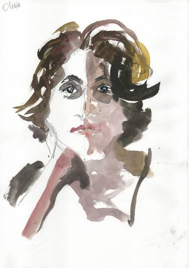 Original Contemporary People Painting by Mary Adam