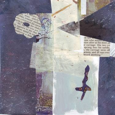 Original Modern Abstract Collage by Mary Adam