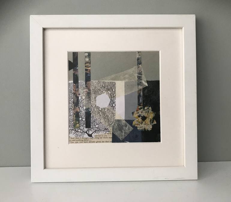 Original Modern Abstract Collage by Mary Adam