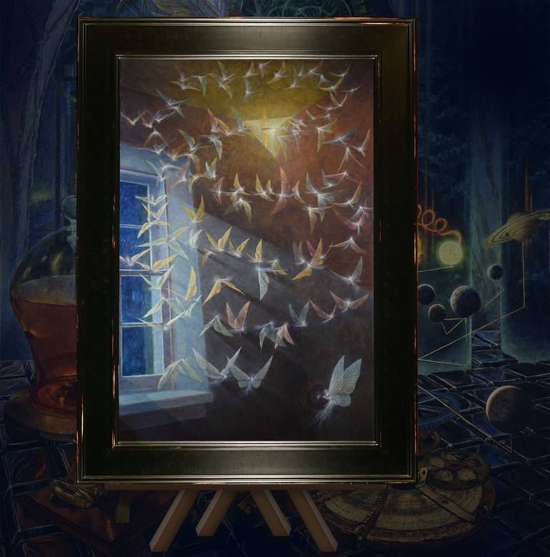 Original Figurative Fantasy Painting by Paul Taggart   Artist Author Presenter Producer