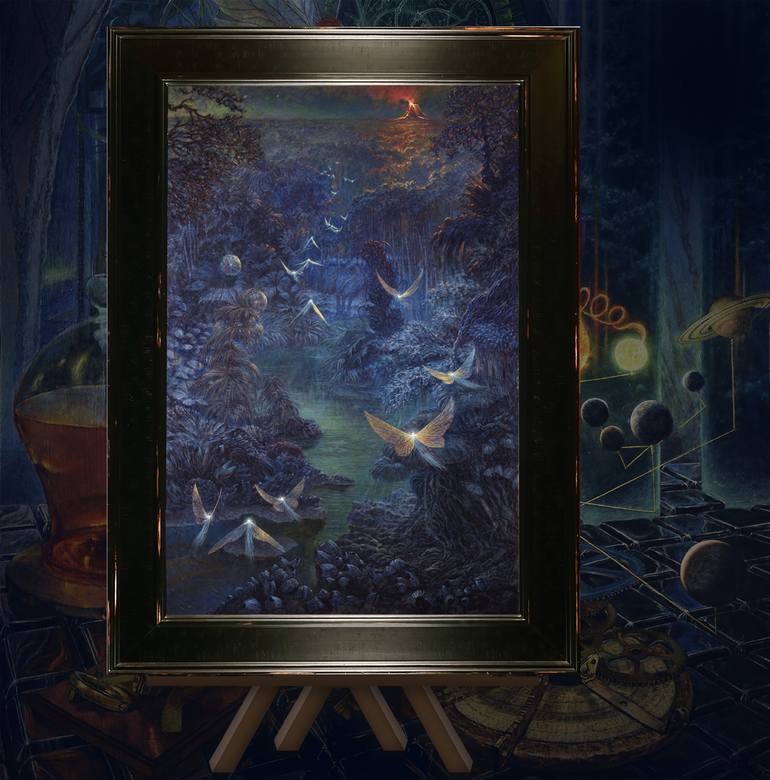 Original Figurative Fantasy Painting by Paul Taggart   Artist Author Presenter Producer