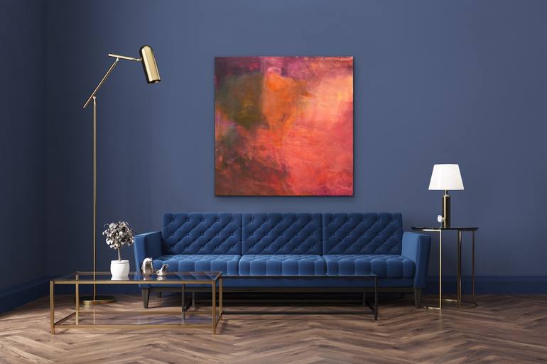 Original Abstract Expressionism Abstract Painting by Maria Pierides