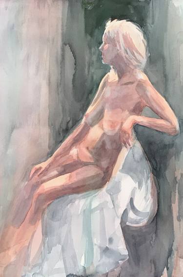 Original Figurative Nude Paintings by Bart Pass