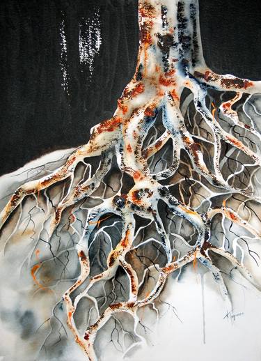 Print of Figurative Nature Paintings by Nadia Tognazzo