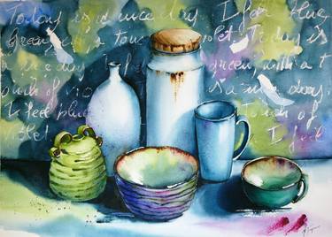 Print of Impressionism Still Life Paintings by Nadia Tognazzo