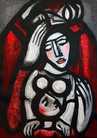 Print of Figurative Family Paintings by Miro Pogran