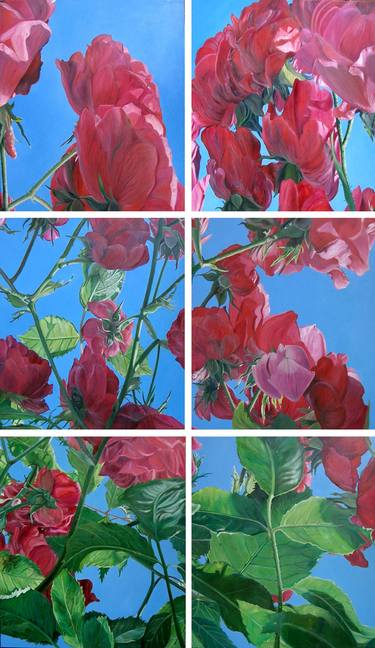 Original Floral Paintings by Karola Framberg