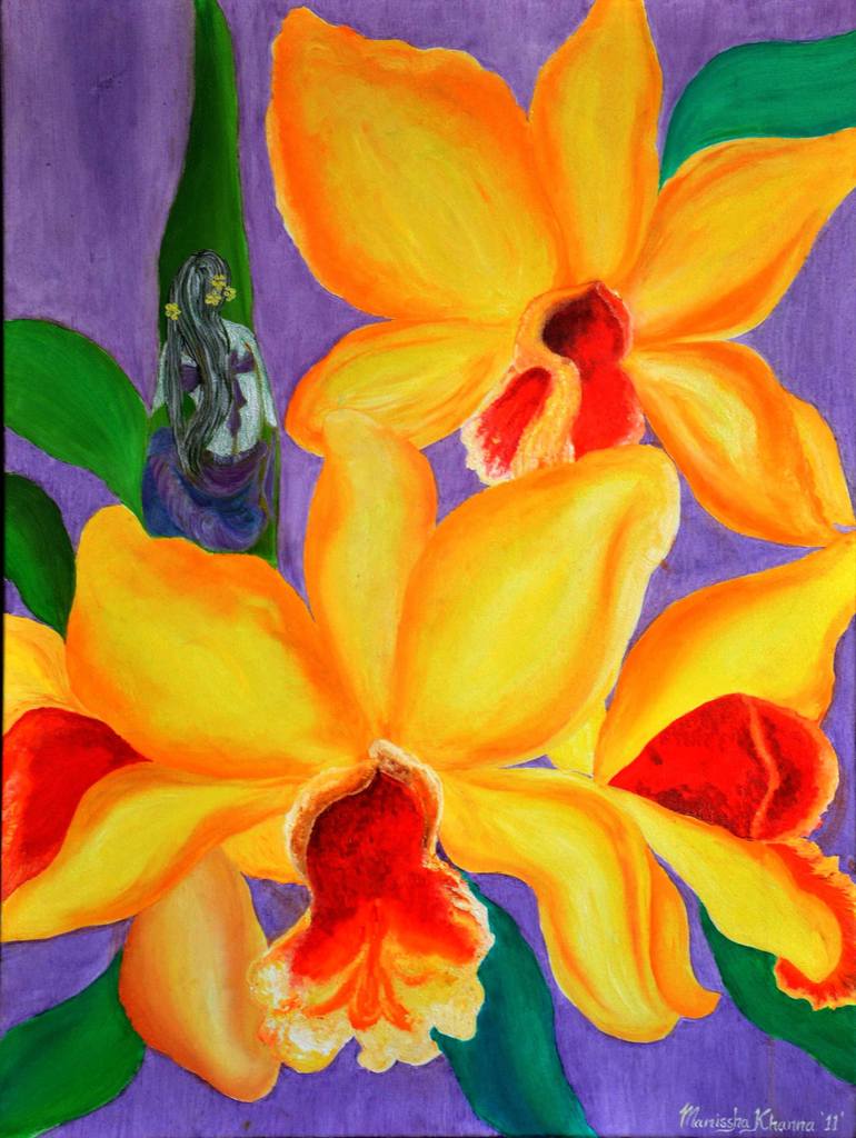 Original Love Painting by Manissha Khanna | Contemporary Art on Canvas | Madhurta-The Sweetness of Longing
