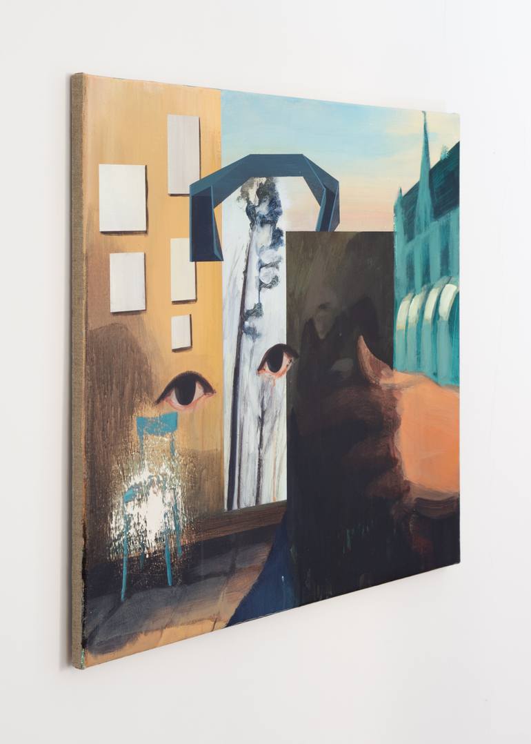 Original Contemporary Architecture Painting by Giovana Tows