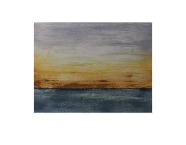 Original Abstract Expressionism Seascape Printmaking by Claudia De Grandi