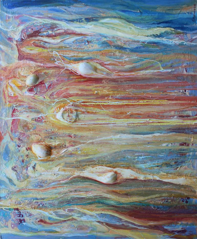 Original Abstract Expressionism Abstract Painting by Igor Marchenko