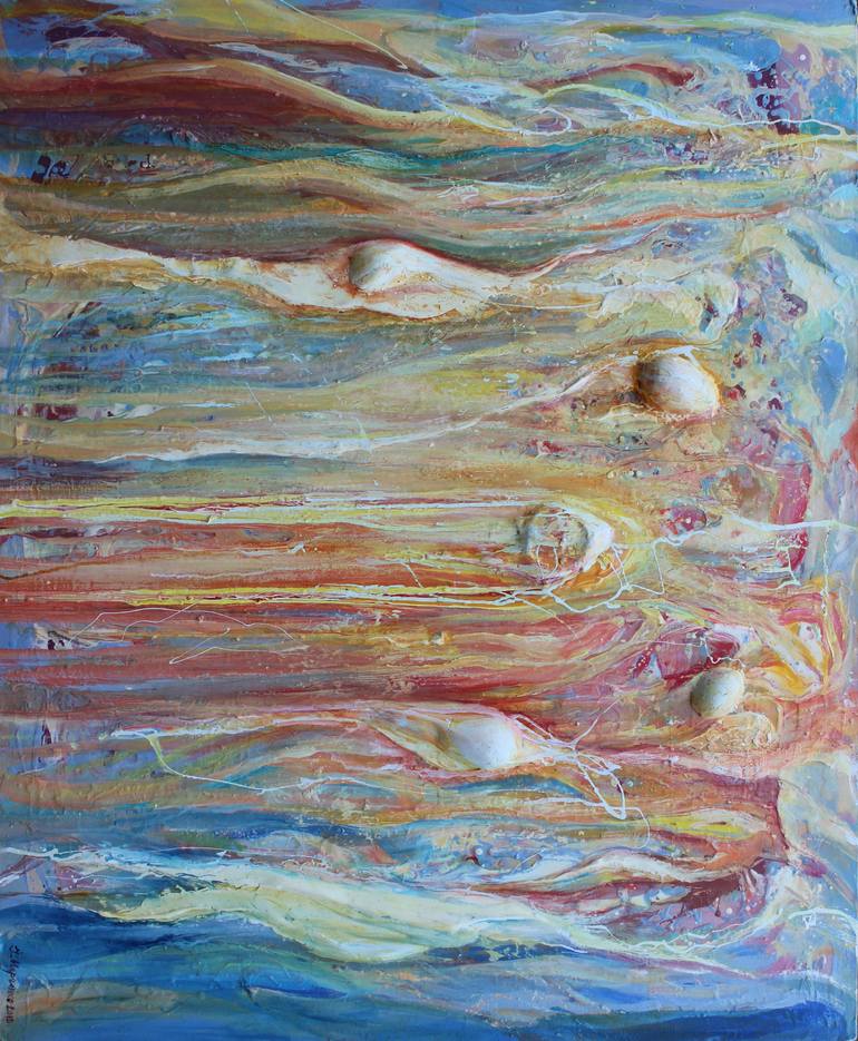 Original Abstract Expressionism Abstract Painting by Igor Marchenko